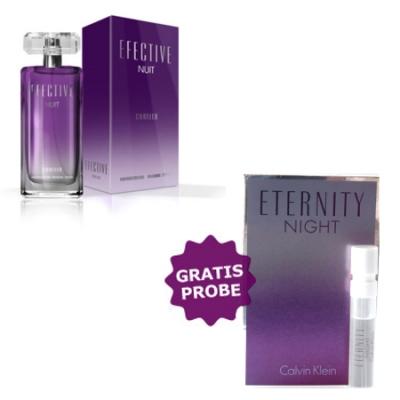 Chatler Efective Nuit 100 ml + Perfume Sample Spray Calvin Klein Eternity Night